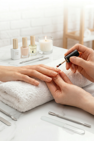 WOMEN EXPRESS MANICURE PEDICURE