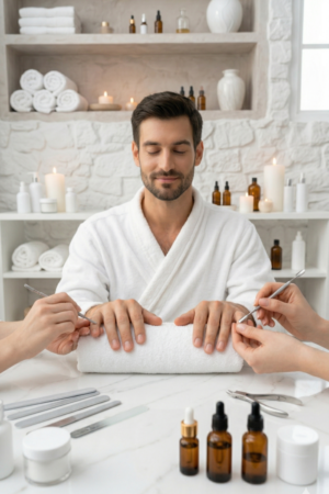 MEN EXPRESS MANICURE PEDICURE